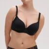 Simone Perele Soutien-gorge Spacer Plongeant Dahlia Noir Copper