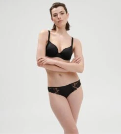 Simone Perele Soutien-gorge Spacer Plongeant Dahlia Noir Copper 3 Simone Perele Soutien-gorge Spacer Plongeant Dahlia Noir Copper -Lingerie Sipp Boutique dahlia sg spacer plongeant noir copper 3