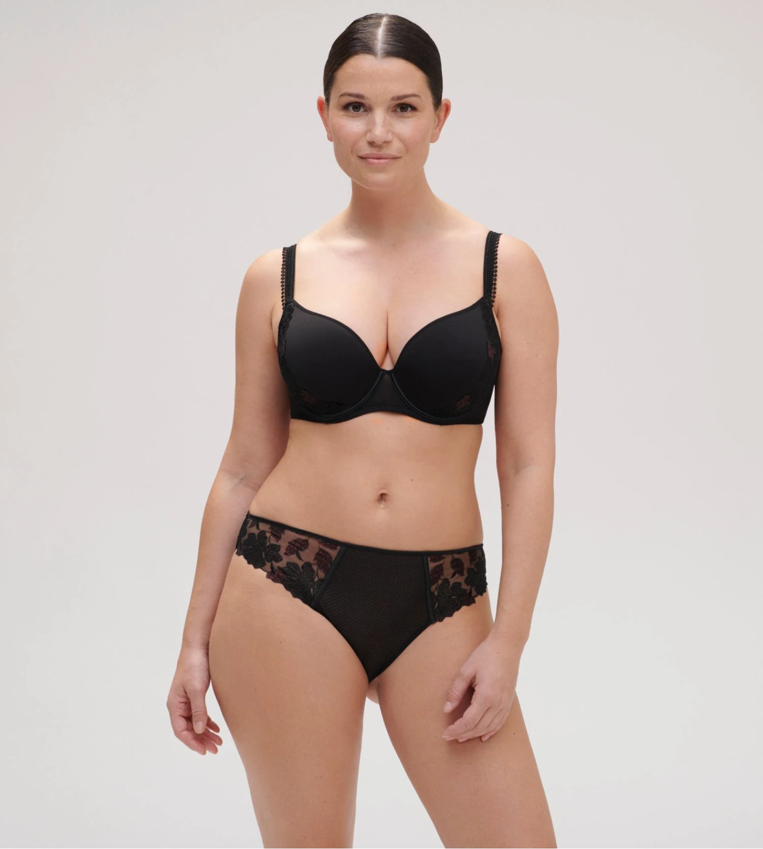 Soutien-gorge Spacer Plongeant Dahlia Noir Copper Simone Perele Soutien-gorge Spacer Plongeant Dahlia Noir Copper -Lingerie Sipp Boutique dahlia sg spacer plongeant noir copper 7