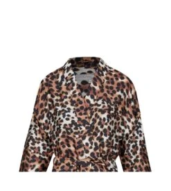 Déshabillé Léger En Satin Léopard Cappuccino -Lingerie Sipp Boutique deshabille leger en satin leopard 111 cappuccino 2