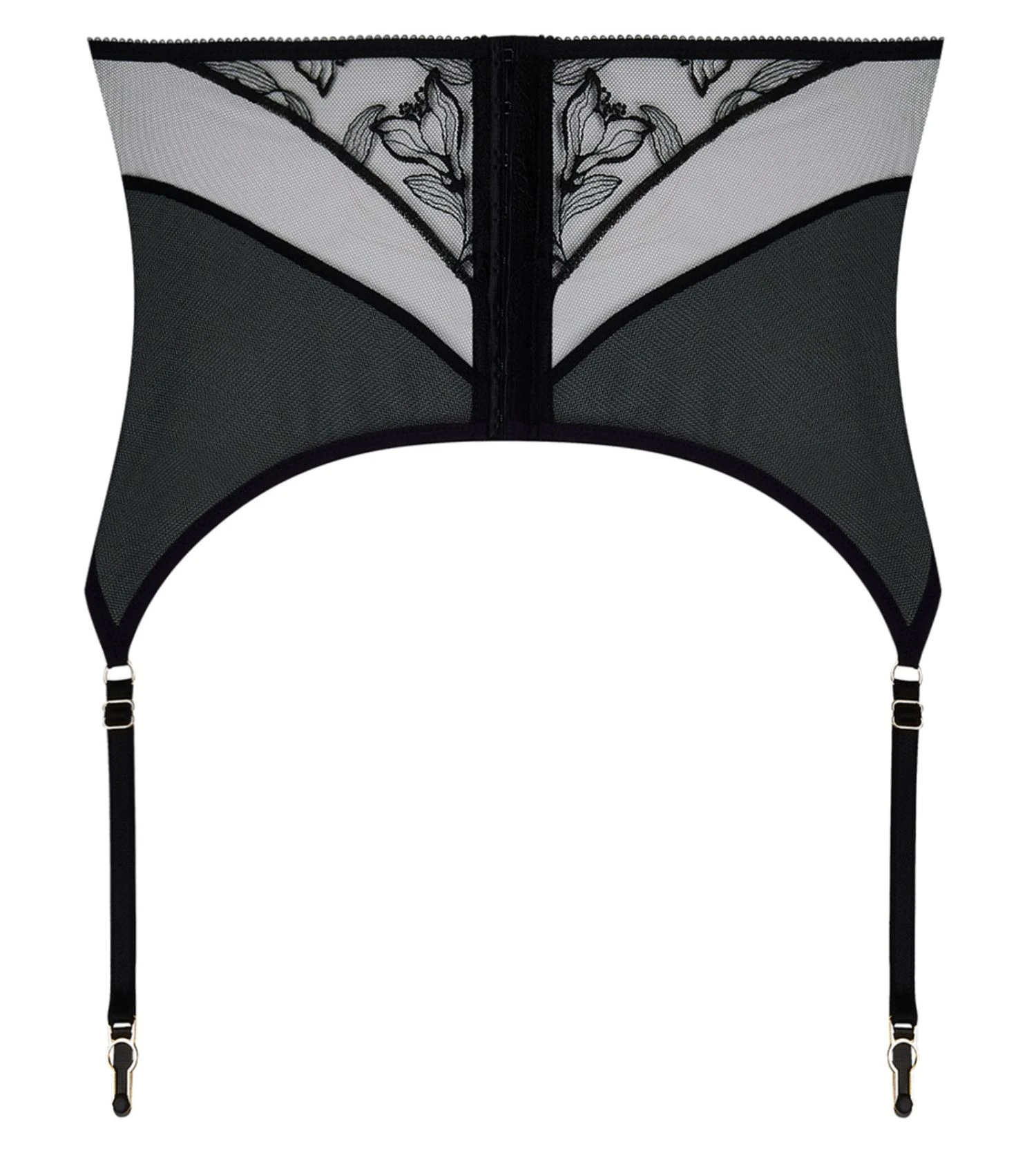 Galbe-taille en tulle brodé noir Désir et Volupté Galbe-taille En Tulle Brodé Noir Désir Et Volupté -Lingerie Sipp Boutique desir et volupte galbe taille noir 3