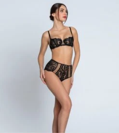 Soutien Gorge Corbeille Désirs De Venise Noir -Lingerie Sipp Boutique desirs de venise sga corbeille noir 5