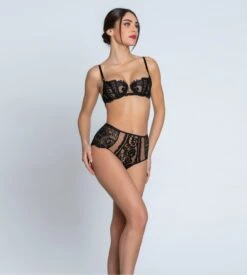 Shorty Laçage Désirs De Venise Noir -Lingerie Sipp Boutique desirs de venise shorty lacage noir 5