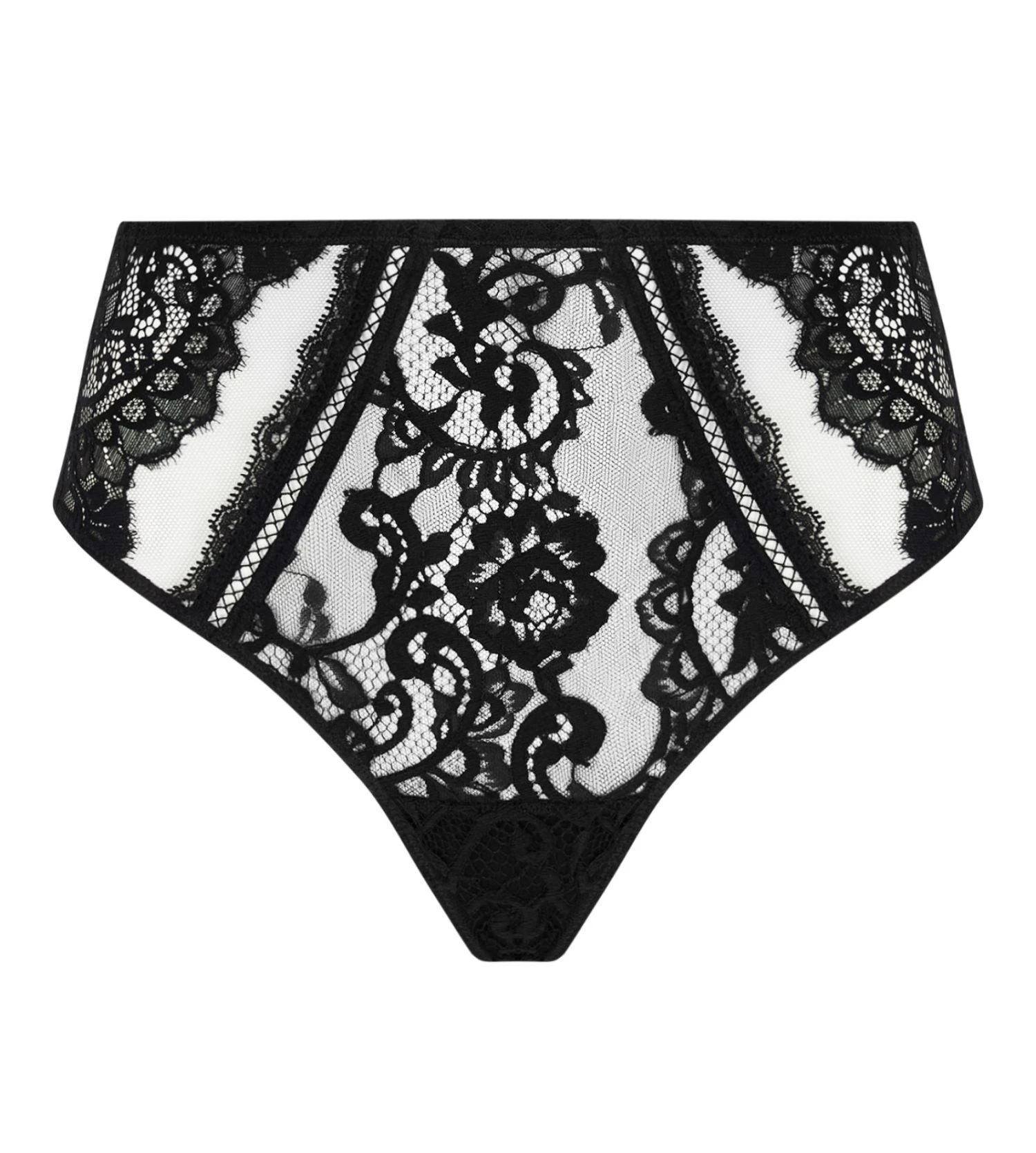 Culotte haute Désirs de Venise Noir Culotte Haute Désirs De Venise Noir -Lingerie Sipp Boutique desirs de venise slip haut noir 1