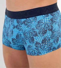 Hom Shorty Coton Modal DOURO Blue Print -Lingerie Sipp Boutique douro boxer trunk p0bi blue print bleu 2