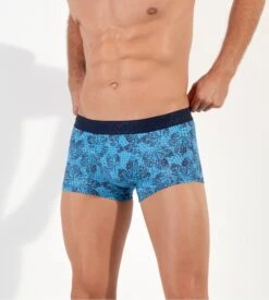 Hom Shorty Coton Modal DOURO Blue Print