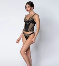 Galbe Taille Éblouissante Icône Or Nuit -Lingerie Sipp Boutique eblouissante icone galbe taille 8161 or nuit 3