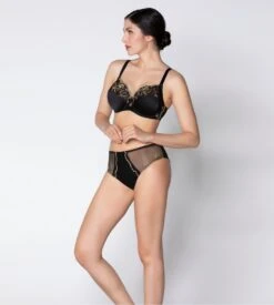 Culotte Haute Couture Éblouissante Icône Or Nuit -Lingerie Sipp Boutique eblouissante icone slip haut couture 8161 or nuit 2