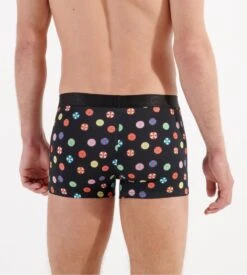 Hom Boxer En Modal Imprimé Parasols FABIAN Black Print -Lingerie Sipp Boutique fabian boxer h i004 black print noir 4
