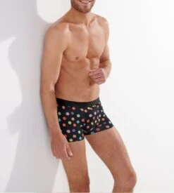 Hom Boxer En Modal Imprimé Parasols FABIAN Black Print -Lingerie Sipp Boutique fabian boxer h i004 black print noir 5