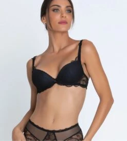Soutien-gorge Coques FÉERIE COUTURE Noir -Lingerie Sipp Boutique feerie couture soutie gorge coque noir 3
