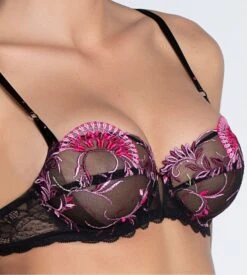 Soutien Gorge Corbeille Floraison Passion Safran Rose -Lingerie Sipp Boutique floraison passion sga corbeille safran rose 2