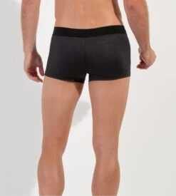 Hom Shorty Effet Cuir Reptile FLORIDA Noir 3 Hom Shorty Effet Cuir Reptile FLORIDA Noir -Lingerie Sipp Boutique florida boxer trunk noir noir 3