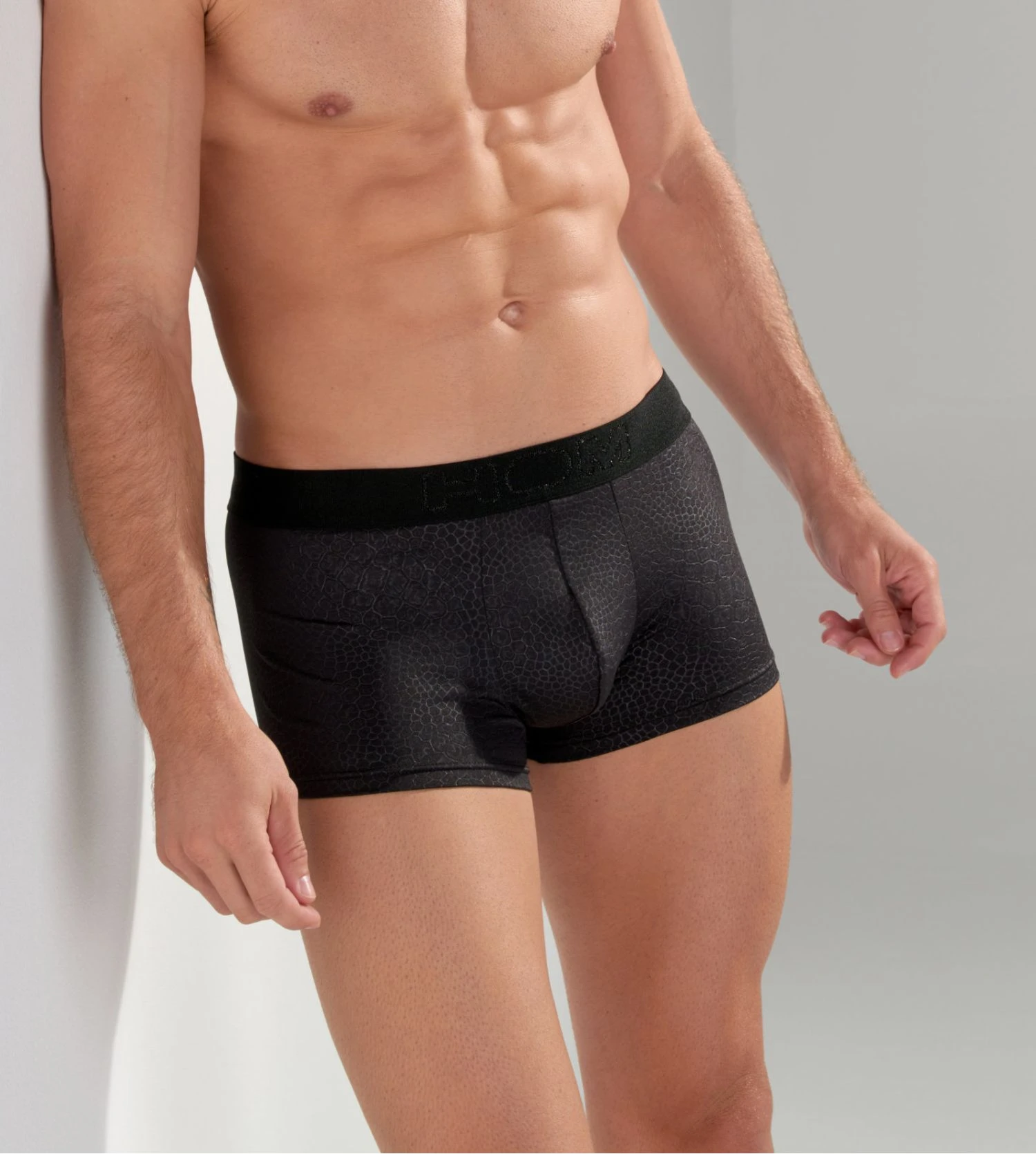 Shorty effet cuir reptile FLORIDA Noir Hom Shorty Effet Cuir Reptile FLORIDA Noir -Lingerie Sipp Boutique florida boxer trunk noir noir