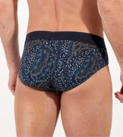Slip Doux Pour Homme Fontainebleau Imprimé Bleu 4 Slip Doux Pour Homme Fontainebleau Imprimé Bleu -Lingerie Sipp Boutique fontainebleau slip mini bleu a motifs pour homme 4