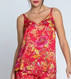 Caraco Imprimé Forêt Rubis Santal Rouge 5 Caraco Imprimé Forêt Rubis Santal Rouge -Lingerie Sipp Boutique foret rubis caraco imprime santal rouge 5