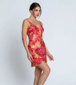 Nuisette Charme Forêt Rubis Santal Rouge -Lingerie Sipp Boutique foret rubis nuisette charm imprime santal rouge 4