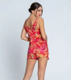 Short Imprimé Forêt Rubis Santal Rouge -Lingerie Sipp Boutique foret rubis short imprime santal rouge 5