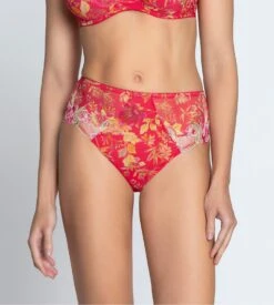 Culotte Haute Forêt Rubis Santal Rouge 6 Culotte Haute Forêt Rubis Santal Rouge -Lingerie Sipp Boutique foret rubis slip haut santal rouge 6