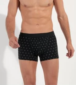 Hom Lot De 2 Boxers à Ouverture GABRIELE HO1 Black Print -Lingerie Sipp Boutique gabriele boxer lot de 2 ho1 d042 black black print noir 3