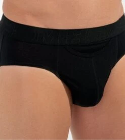 Hom Lot De 2 Slips à Ouverture HO1 GABRIELE Black Print -Lingerie Sipp Boutique gabriele mini lot de 2 ho1 d042 black black print noir 2