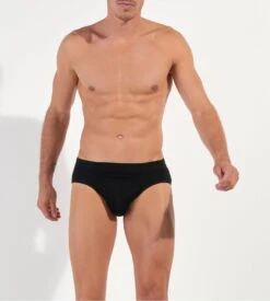 Hom Lot De 2 Slips à Ouverture HO1 GABRIELE Black Print -Lingerie Sipp Boutique gabriele mini lot de 2 ho1 d042 black black print noir 5