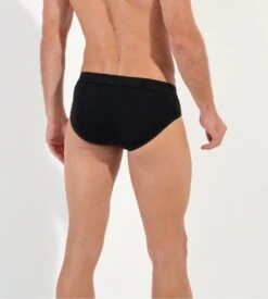 Hom Lot De 2 Slips à Ouverture HO1 GABRIELE Black Print -Lingerie Sipp Boutique gabriele mini lot de 2 ho1 d042 black black print noir 7