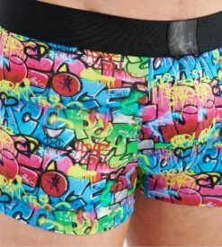 Hom Boxer En Microfibre Imprimée GRAFFITI WALL Multico Print -Lingerie Sipp Boutique graffiti wall boxer h p023 multico print multicolore 4