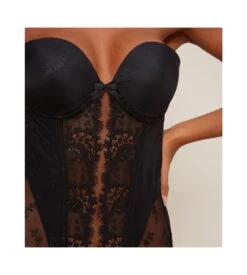 Simone Perele Guêpière Bustier Wish NOIR -Lingerie Sipp Boutique guepiere bustier wish noir 2