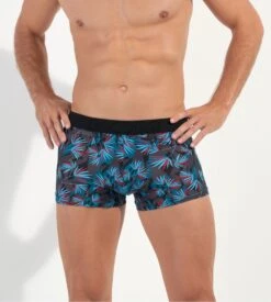 Hom Boxer Hanoi HO1 Dark Grey Print