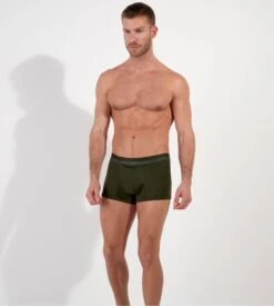 Boxer Kaki Pour Homme Avec Ouverture à L'avant -Lingerie Sipp Boutique ho1 boxer kaki coton 5