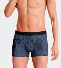 Lot De 2 Boxers Pour Homme En Lyocell Bleu Noir -Lingerie Sipp Boutique i am boxer h lot de 2 lyocell blj3g bleu noir blj3g bleu noir 2