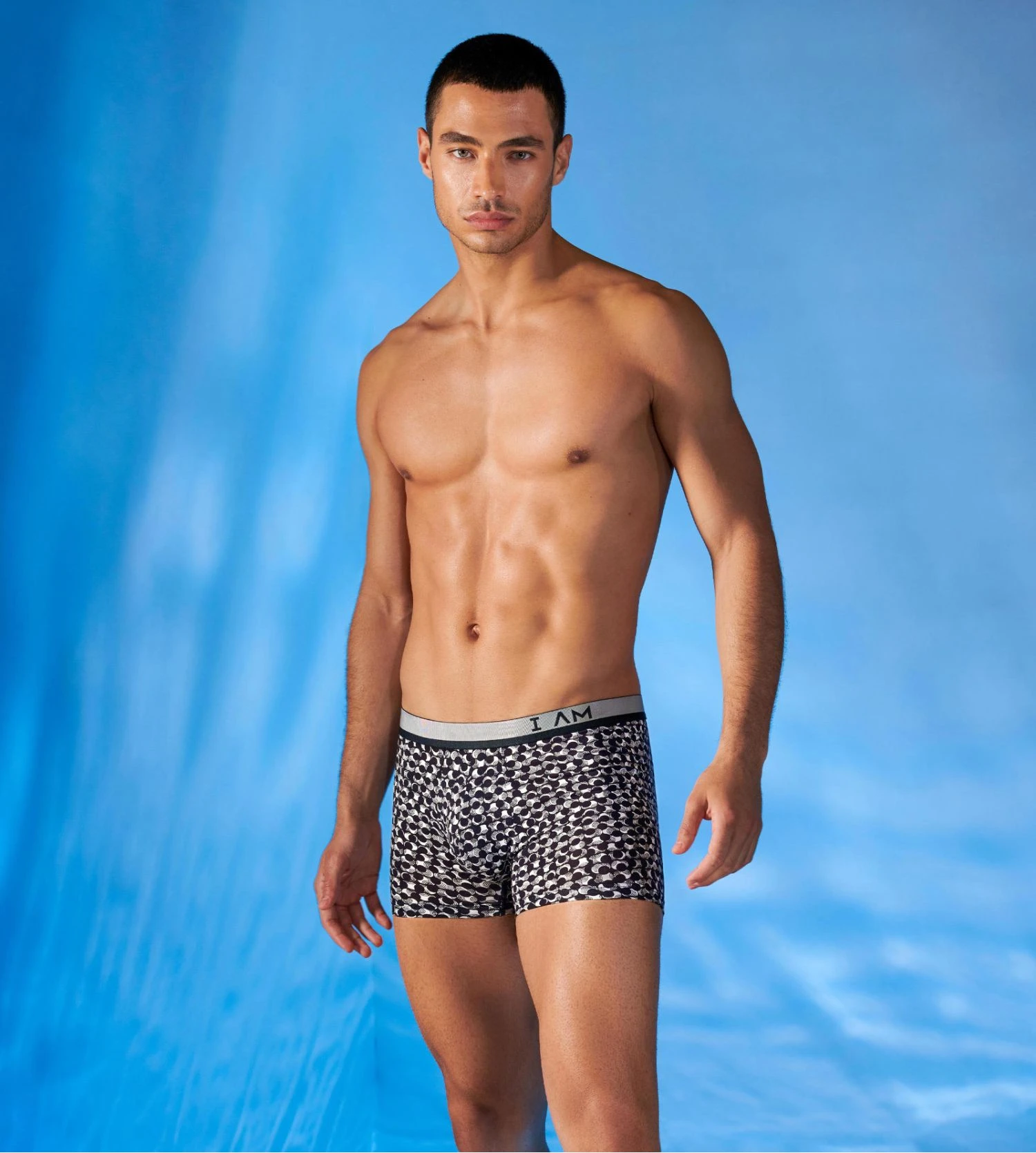 Lot de 2 boxers en Lyocell Navy White/Navy Lot De 2 Boxers En Lyocell Navy White/Navy -Lingerie Sipp Boutique i am boxer lot de 2 lyocell nbf86 navy white navy 1