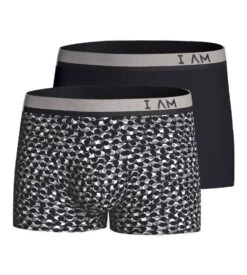 Lot De 2 Boxers En Lyocell Navy White/Navy