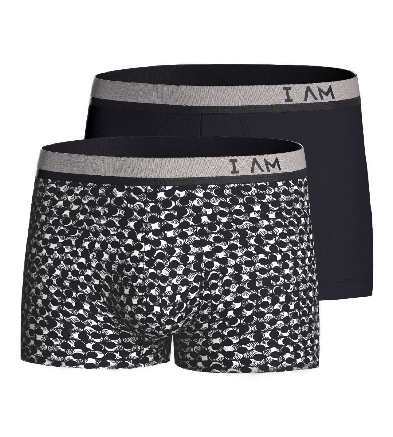 Lot de 2 boxers en Lyocell Navy White/Navy Lot De 2 Boxers En Lyocell Navy White/Navy -Lingerie Sipp Boutique i am boxer lot de 2 lyocell nbf86 navy white navy