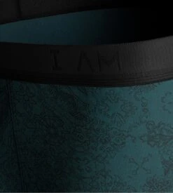 Boxer I AM WHAT I WEAR En Lyocell Green/Black -Lingerie Sipp Boutique i am boxer lyocell imprime gn077 green black 2