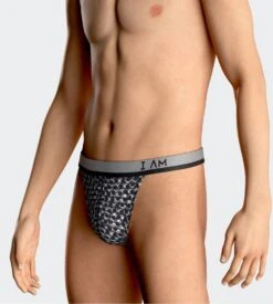 String En Lyocell Navy White 2 String En Lyocell Navy White -Lingerie Sipp Boutique i am string lyocell nbf86 navy white 2