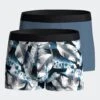 Lot De 2 Boxers I AM Pour Homme En Lyocell Gris Blanc/ Light Blue BL068 Gris Blanc/ Light Blue
