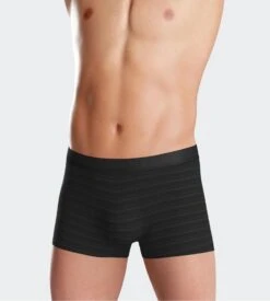 Lot De 2 Boxers I AM En Microfibre Pour Homme Noir à Rayures 3 Lot De 2 Boxers I AM En Microfibre Pour Homme Noir à Rayures -Lingerie Sipp Boutique iam boxer microfibre ajoure lot de 2 bk020 black bk020 black 3