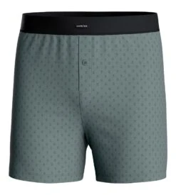 Caleçon Flottant Imprimé Marine/Vert