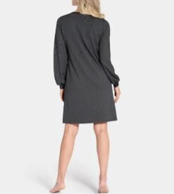 Liquette à Manches Longues Noir Et Blanc -Lingerie Sipp Boutique impetus femme liquette u ml modal noir blanc 2