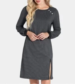 Liquette à Manches Longues Noir Et Blanc