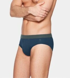 Slip Ceinture Confort Bleu