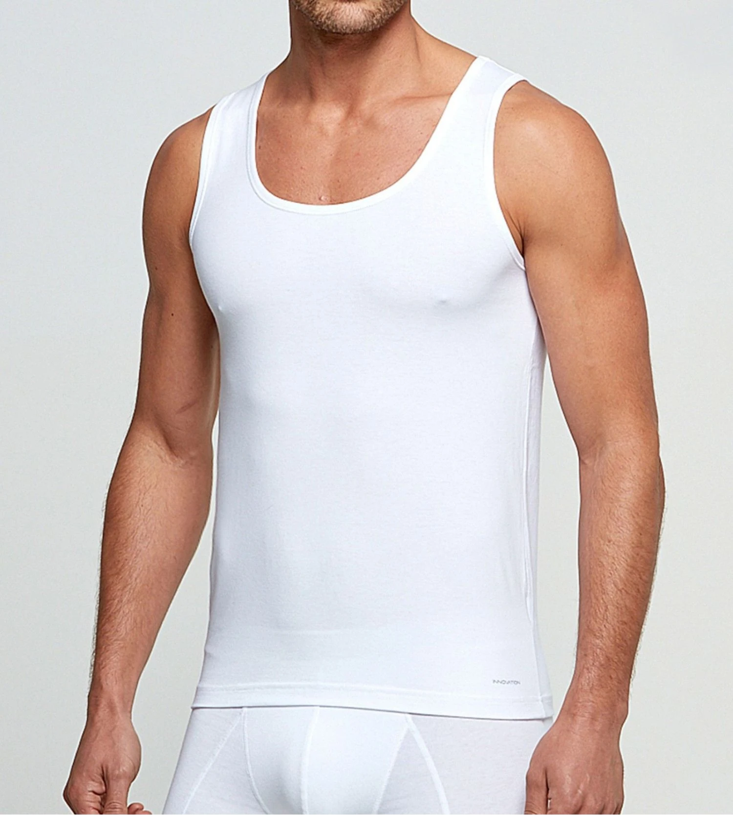 Débardeur homme isolant Innovation Blanc Débardeur Homme Isolant Innovation Blanc -Lingerie Sipp Boutique innovation debardeur h 01 blanc