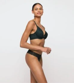 MARIE JO Soutien Gorge Triangle à Coques Vert Jadei Deep Forest -Lingerie Sipp Boutique jadei sga coque triangle deep forest 4