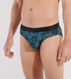 Hom Slip Coton Modal JARROD Blue Print -Lingerie Sipp Boutique jarrod slip h mini p0bi blue print bleu 2