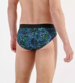 Hom Slip Coton Modal JARROD Blue Print -Lingerie Sipp Boutique jarrod slip h mini p0bi blue print bleu 3