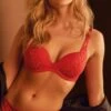 MARIE JO Soutien Gorge Coques Coeur Jhana Fiesta Rouge