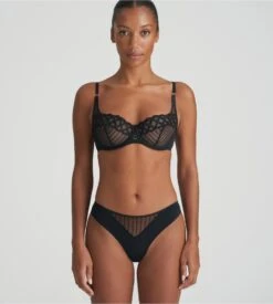 MARIE JO Slip Brésilien Jhana Noir 3 MARIE JO Slip Brésilien Jhana Noir -Lingerie Sipp Boutique jhana slip bresilien noir noir 3