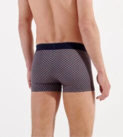 Hom Boxer En Coton & Modal JORDAN Navy Print -Lingerie Sipp Boutique jordan boxer h i0ra navy print bleu 6